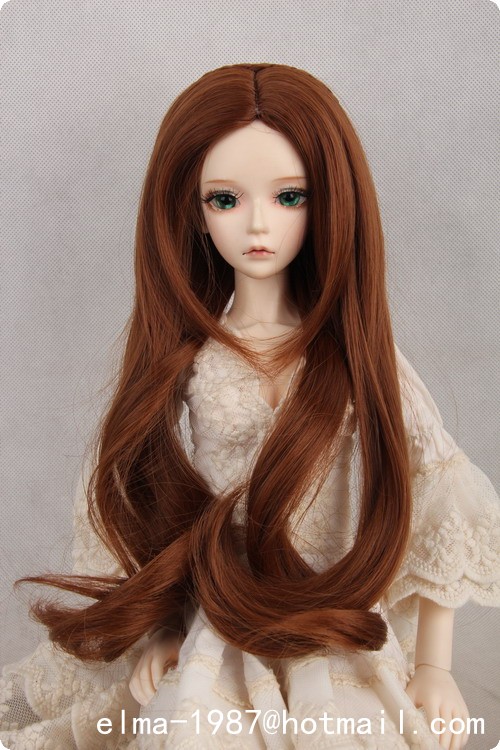 high temperature wire brown wig for bjd doll-10.jpg
